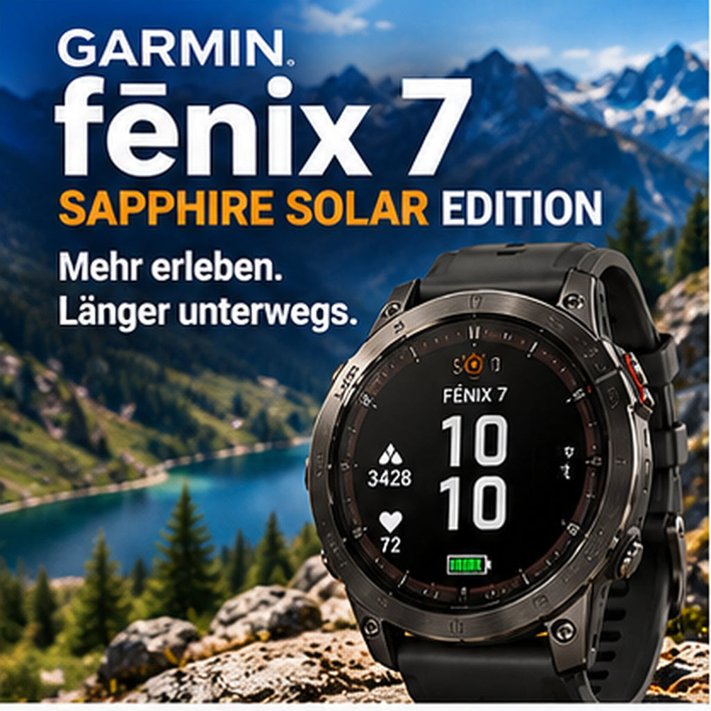 Garmin fēnix 7 Sapphire Solar – GPS-Multisport-Smartwatch