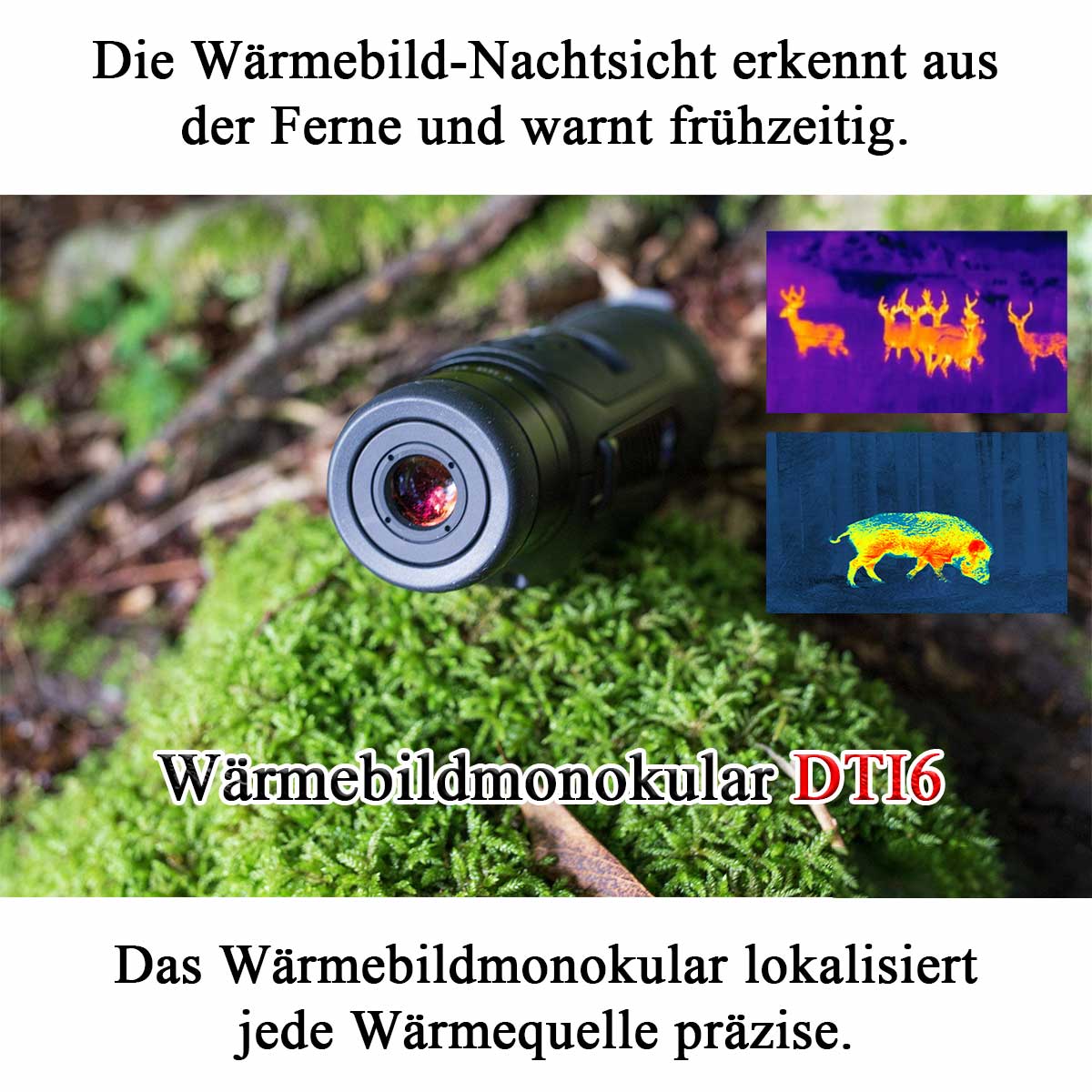 Wärmebildmonokular für Jagd und Wildbeobachtung